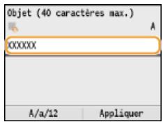 CANON I-SENSYS MF8580CDW - Pour indiquer l'objet/le corps du message - 4