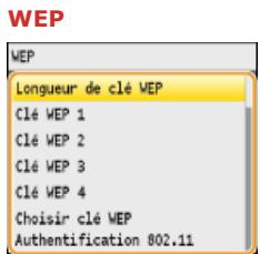 CANON I-SENSYS MF8580CDW - Affichage des informations WEP et wpa/wpa2-psk - 1