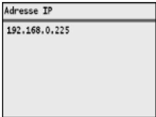 CANON I-SENSYS MF8580CDW - Vérification des réglages d'adresse IPV4 - 4
