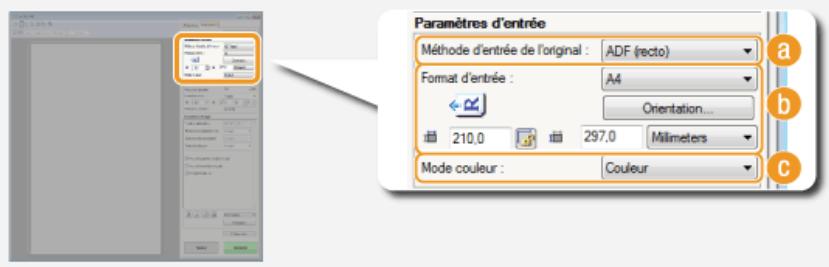 CANON I-SENSYS MF8580CDW - Spécification des réglages des documents et du mode couleur - 2