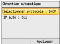 CANON I-SENSYS MF8580CDW - Affectation automatique d'une adresse IP - 1