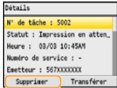 CANON I-SENSYS MF8580CDW - Consultation/suppression des documents mis en mémoire - 4