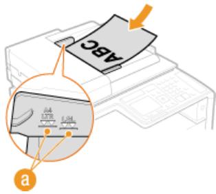 CANON I-SENSYS MF8580CDW - Mettez le ou les documents en place dans le chargeur. - 1