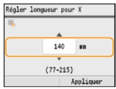 CANON I-SENSYS MF8580CDW - Spécifiez la longueur de la dimension < x> (la plus courte). - 3