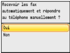 CANON I-SENSYS MF8580CDW - Sélectionnez le mode de réception qui correspond le à l'utilisation que vous souhaitez faire de l'appareil. - 5