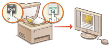 CANON I-SENSYS MF8580CDW - Numérisation à partir de l'appareil - 1