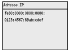 CANON I-SENSYS MF8580CDW - Affichage des réglages IPV6 - 11
