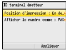 CANON I-SENSYS MF8580CDW - ID terminal émetteur - 2