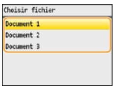 CANON I-SENSYS MF8580CDW - Sélectionnez le document sécurisé et appuyez sur OK. - 1