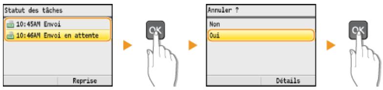 CANON I-SENSYS MF8580CDW - Annulation de l'envoi de fax - 3