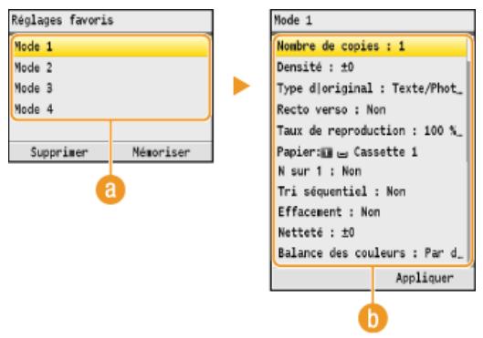 CANON I-SENSYS MF8580CDW - Enregistrement de réglages de copie couramment utilisés - 2