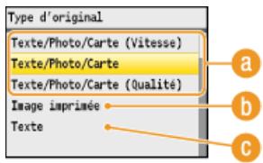 CANON I-SENSYS MF8580CDW - Sélection du type de document - 3