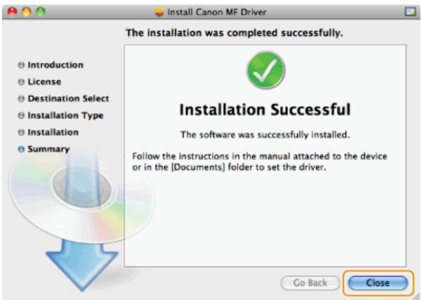 CANON I-SENSYS MF8580CDW - Cliquez sur [installer]. - 3
