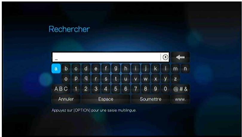 WD TV - Fonction de recherche - 2