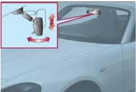 FIAT 124 SPIDER - Réglage du rétroviseur - 1