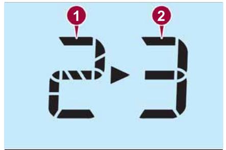 FIAT 124 SPIDER - Indicateur boite de vitesses - 1