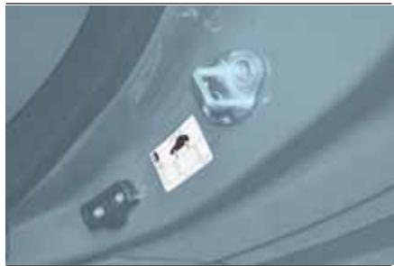 FIAT 124 SPIDER - Étiquette de pression des PNEUS - 1