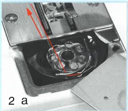 ELNA 7000 - Mise en place de la canette et enfilage du fil inférieur - 2