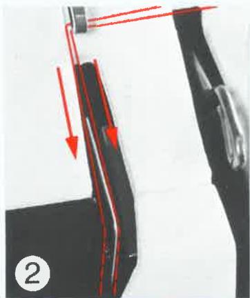 ELNA 7000 - Enfilage de fils très glissants - 1