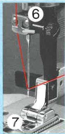 ELNA 7000 - Enfilage du fil supérieur - 4