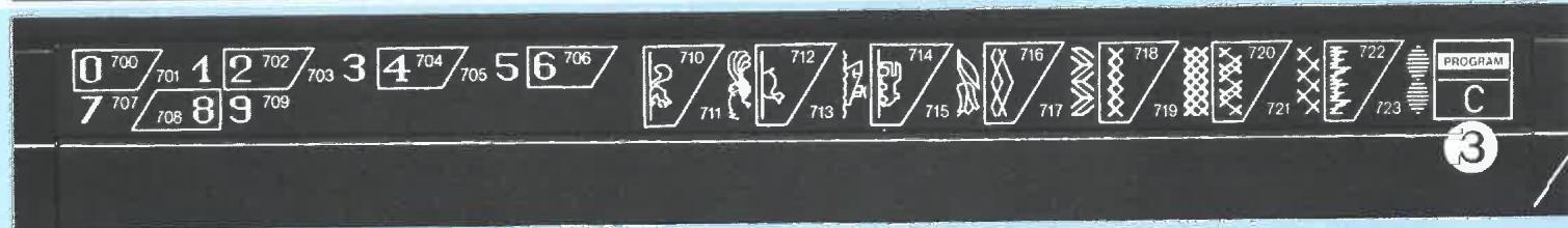 ELNA 7000 - Couture programmée Clavier ef affichage - 4