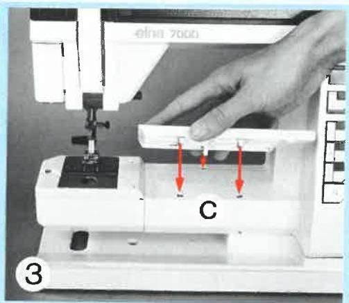 ELNA 7000 - La machine peut etre utilise de 4 facons: - 6