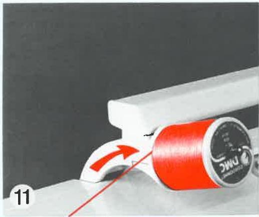 ELNA 7000 - Enfilage de fils très glissants - 3