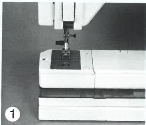 ELNA 7000 - La machine peut etre utilise de 4 facons: - 1