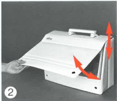 ELNA 7000 - Reposez la table - 2