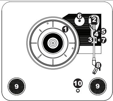 ION MAX LP WOOD AUDIO - \section*{Caracteristiques} - 1