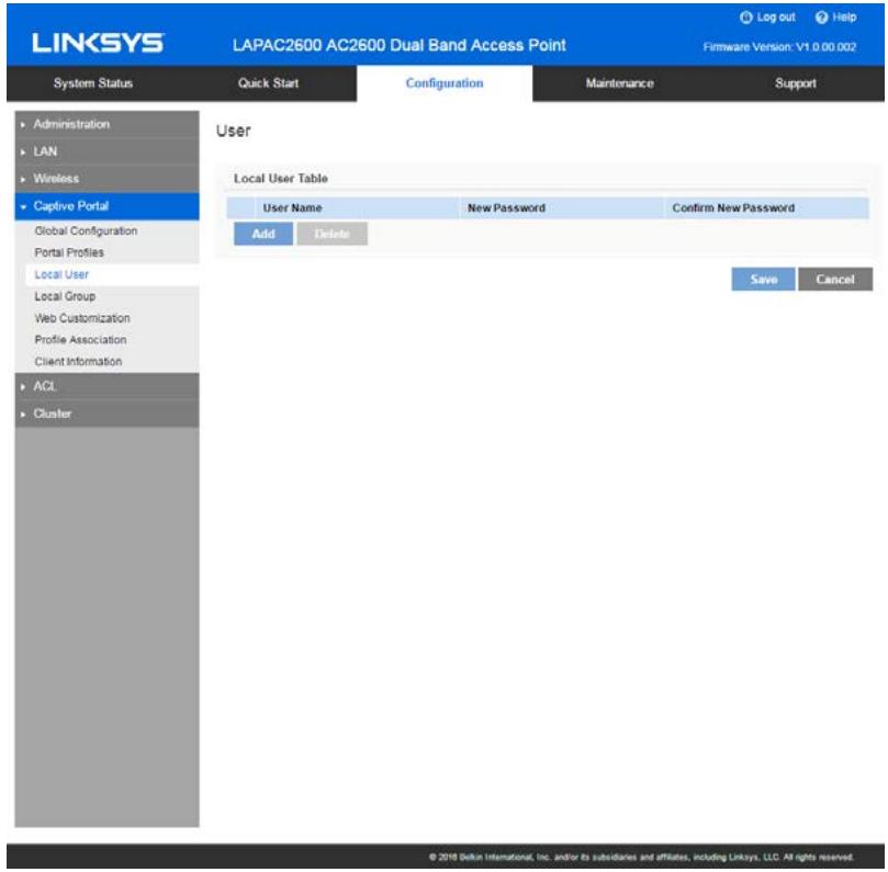 LINKSYS LAPAC2600 - Local User - 1