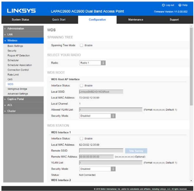 LINKSYS LAPAC2600 - WDS - 1