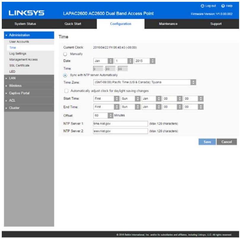 LINKSYS LAPAC2600 - Time - 1