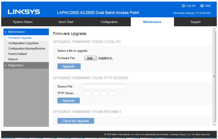 LINKSYS LAPAC2600 - Firmware Upgrade - 1