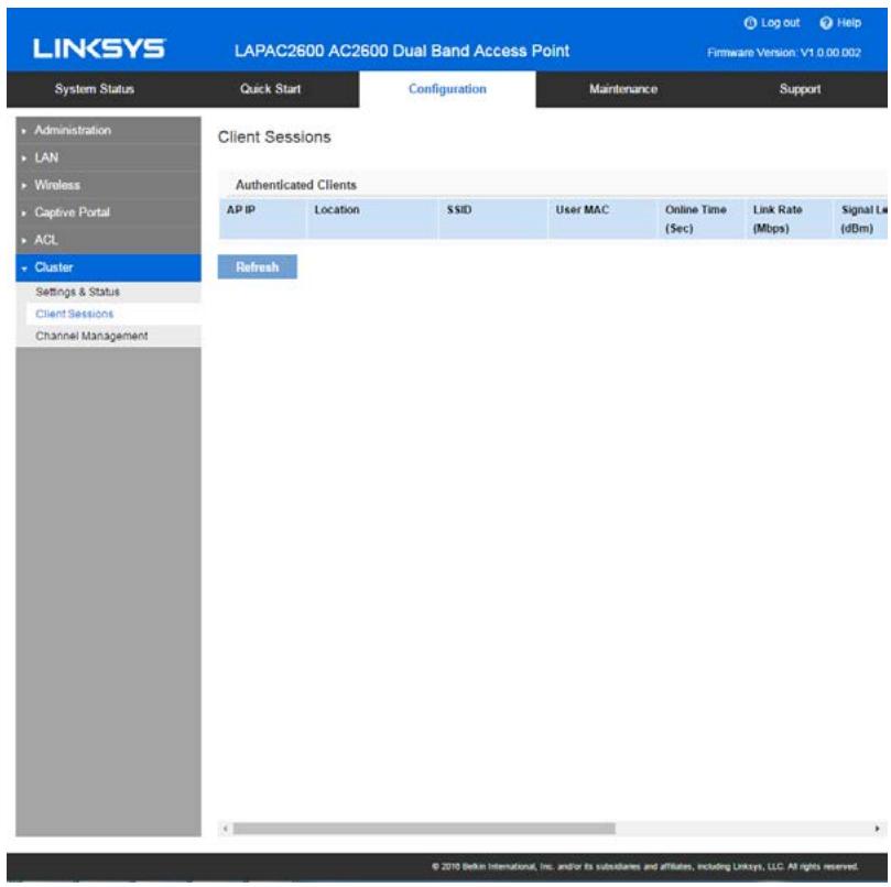 LINKSYS LAPAC2600 - Client Sessions - 1
