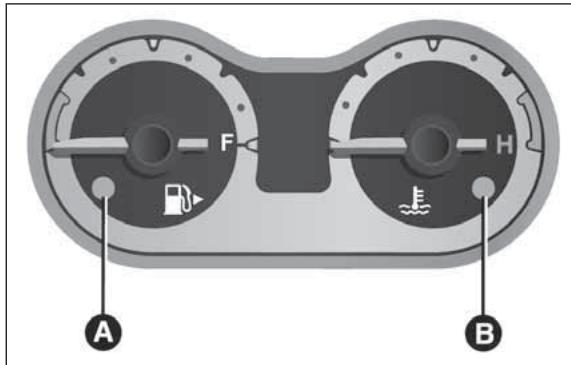 FIAT 500L - INDICATEUR DE TEMPERATURE DU LIQUIDE DE REFROIDISSEMENT DU MOTEUR - 1