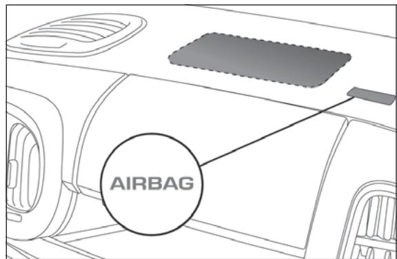 FIAT 500L - Airbag frontal côte passager - 1