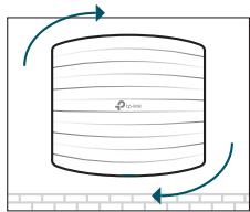 TP-LINK CAP1750 - ■ Метод 3: Установка на стене - 7