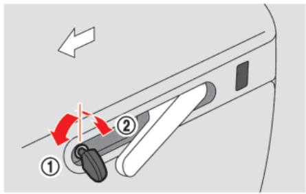 NISSAN GTR NISMO - Verrouillage avec la clé mécanique - 2