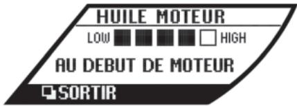 NISSAN GTR NISMO - Lorsque le niveau d'huile est normal - 1