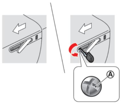 NISSAN GTR NISMO - Verrouillage avec la clé mécanique - 1