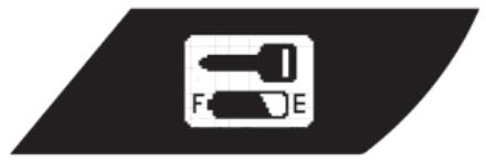 NISSAN GTR NISMO - Témoin de retrait de la clé intelligente - 1