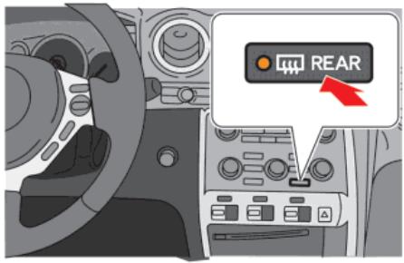 NISSAN GTR NISMO - Commande de dégivreur de lunette arrière - 1