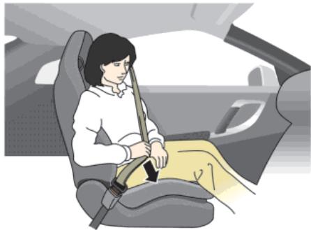 NISSAN GTR NISMO - Bouclage des ceintures de sécurité - 1