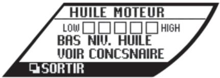 NISSAN GTR NISMO - Lorsque le niveau d'huile est normal - 2