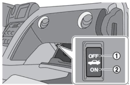 NISSAN GTR NISMO - Interrupteur d'ouverture de couvercle de COFFRE - 1