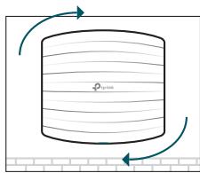 TP-LINK CAP1200 - - Możnost 3: Montáž na stenu - 7