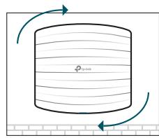 TP-LINK CAP1200 - Možnost 3: Montáž na zed' - 7