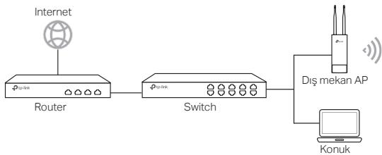 TP-LINK AURANET CAP300-OUTDOOR - Cihazi Bir Anten üzerine Takma (WBS icin) - 2