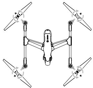 DJI INSPIRE 2 PREMIUM - Montage des hélices - 2